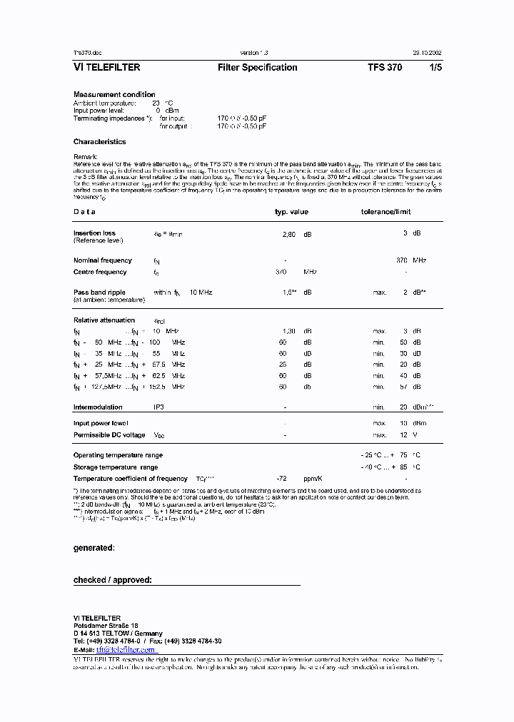 TFS370_1324578.PDF Datasheet
