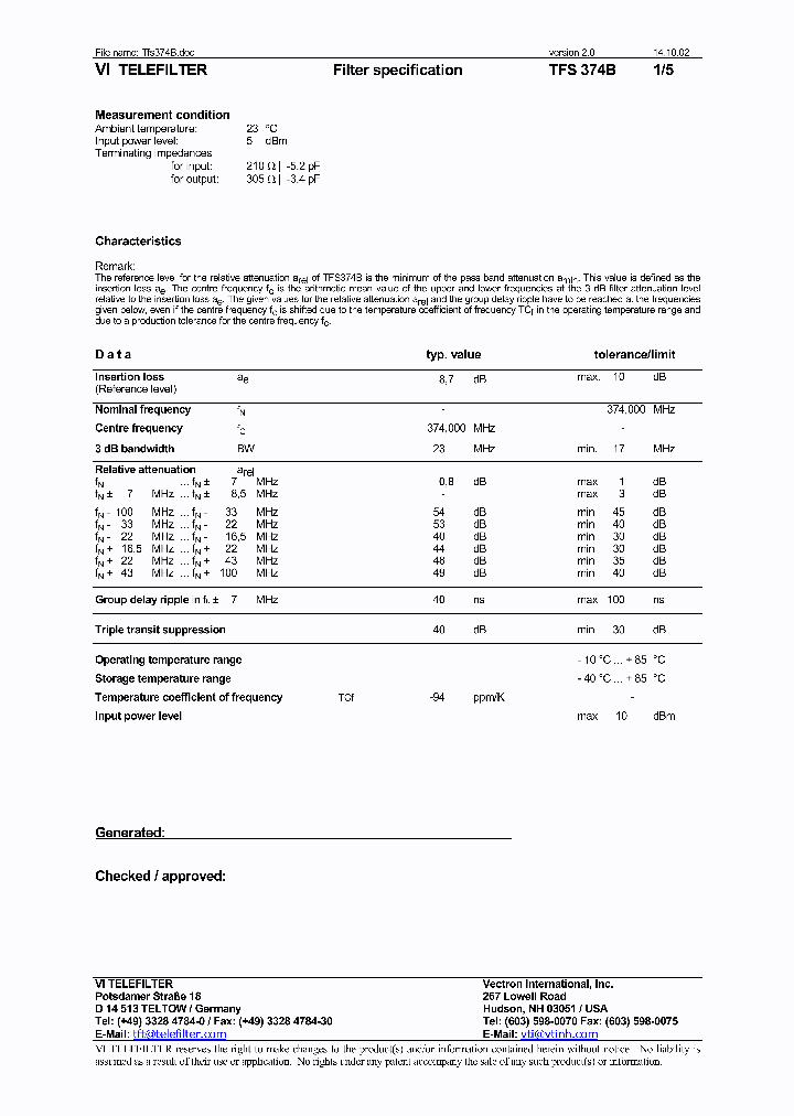 TFS374B_1324580.PDF Datasheet