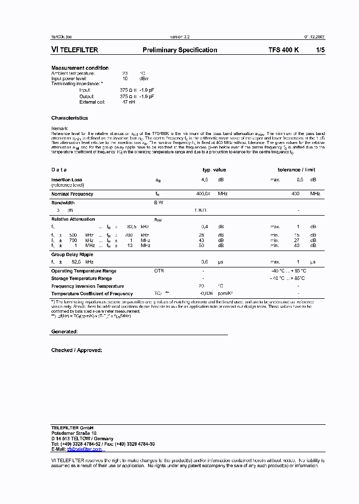 TFS400K_1324600.PDF Datasheet