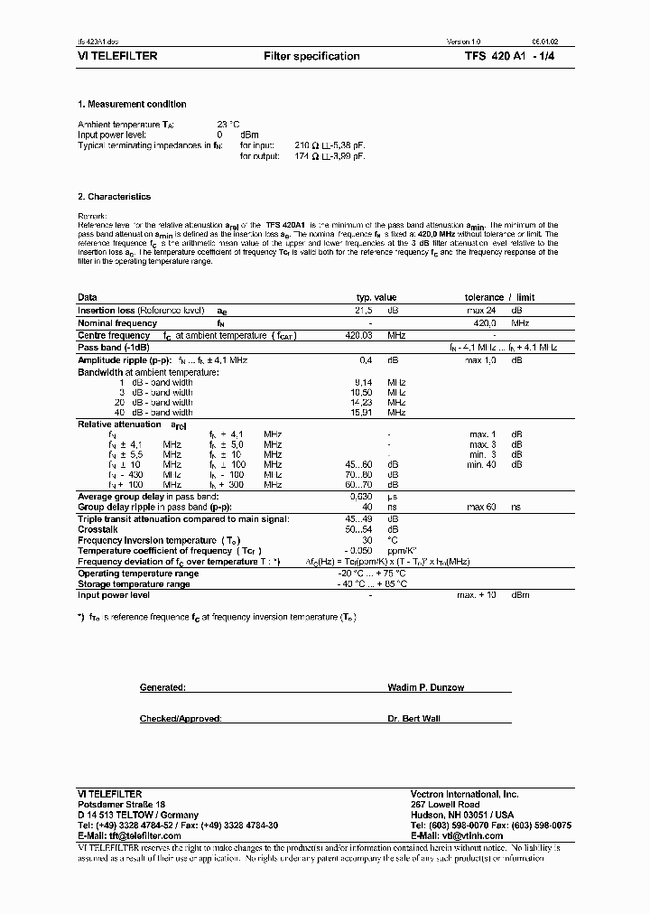 TFS420A1_1324605.PDF Datasheet