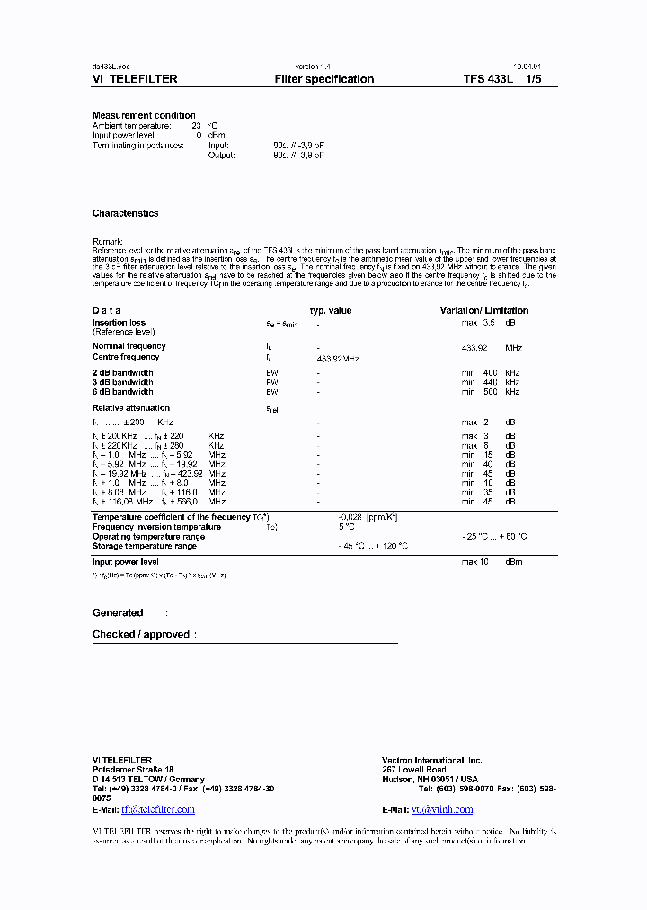 TFS433L_1324616.PDF Datasheet