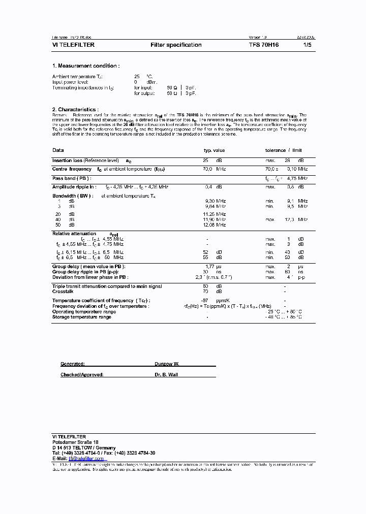 TFS70H16_1324673.PDF Datasheet