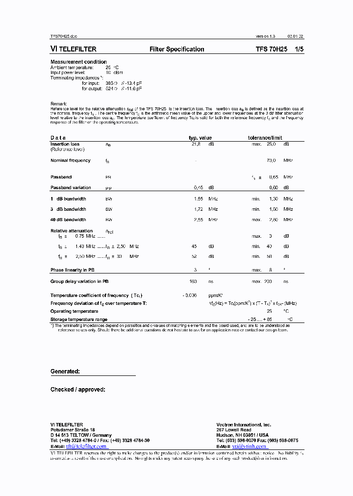 TFS70H25_1324679.PDF Datasheet