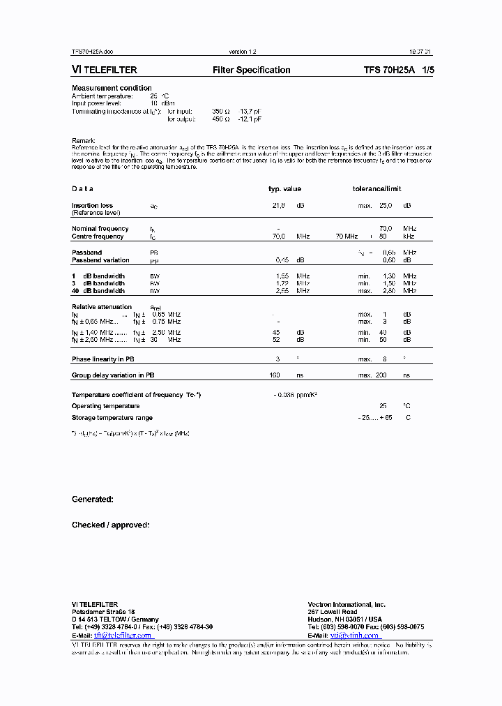 TFS70H25A_1324680.PDF Datasheet