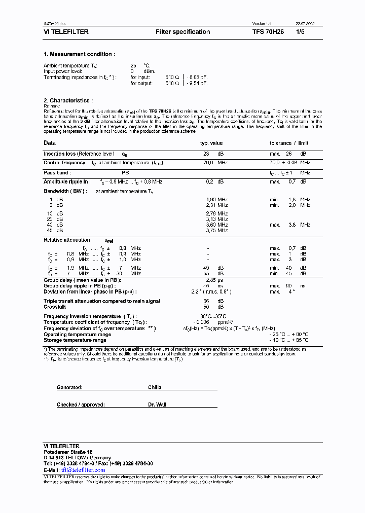 TFS70H26_1324681.PDF Datasheet