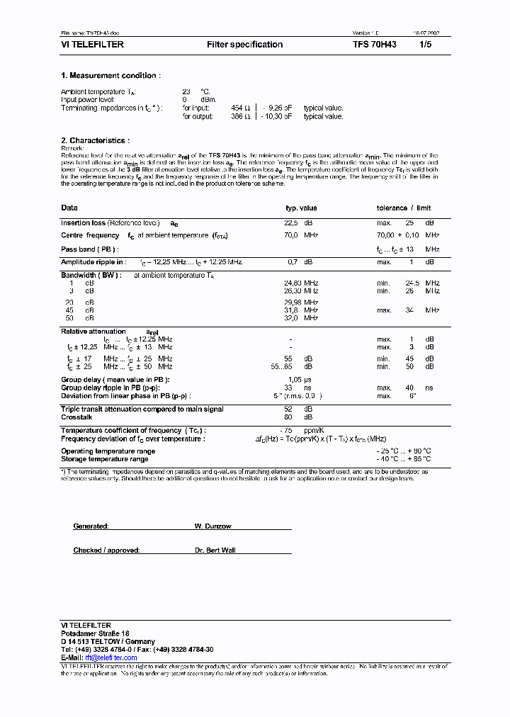 TFS70H43_1324690.PDF Datasheet