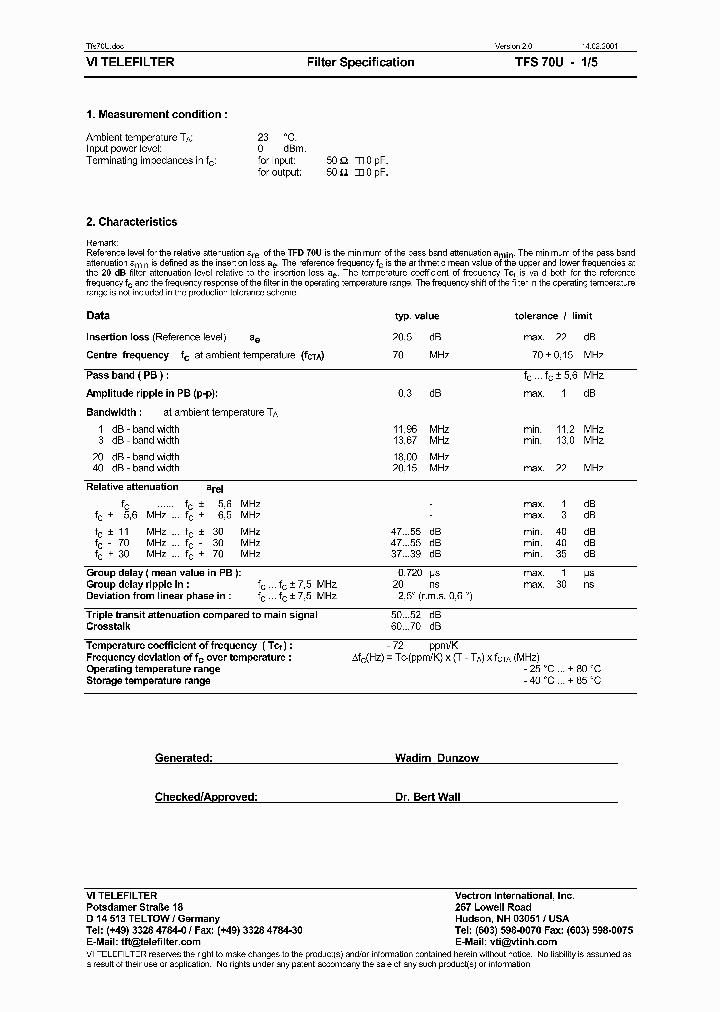 TFS70U_1324700.PDF Datasheet