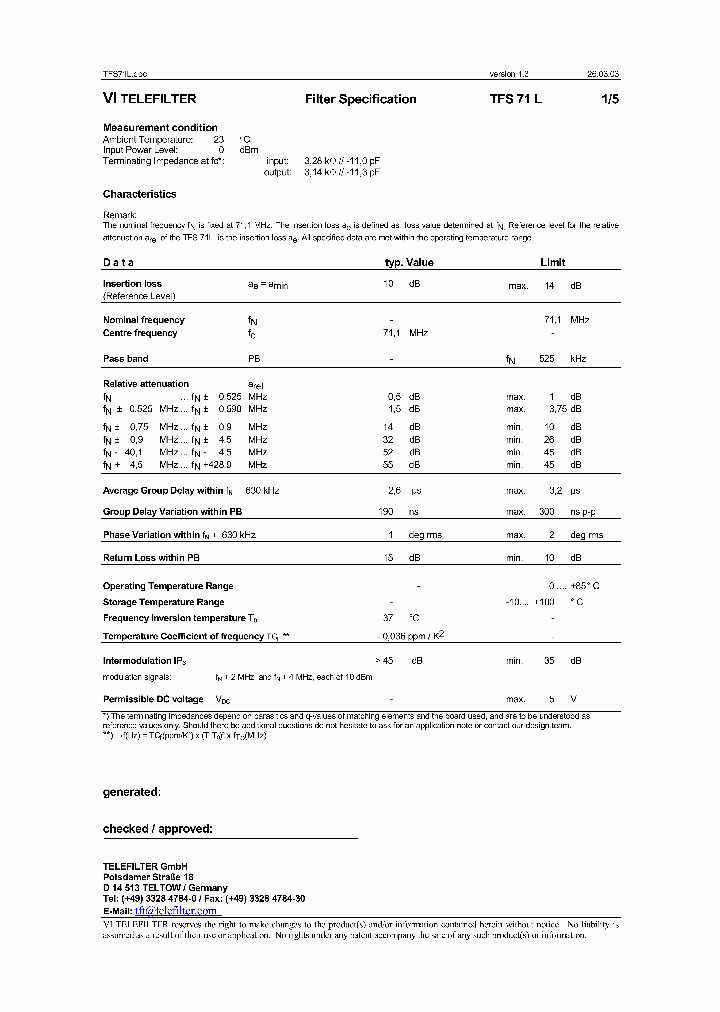 TFS71L_1324707.PDF Datasheet
