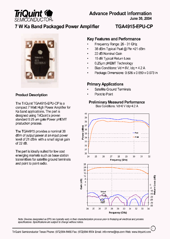 TGA4915-EPU-CP_1324800.PDF Datasheet