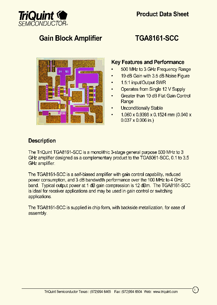 TGA8161-SCC_1324810.PDF Datasheet