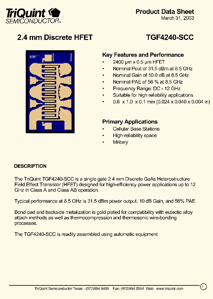 TGF4240-SCC_1324849.PDF Datasheet