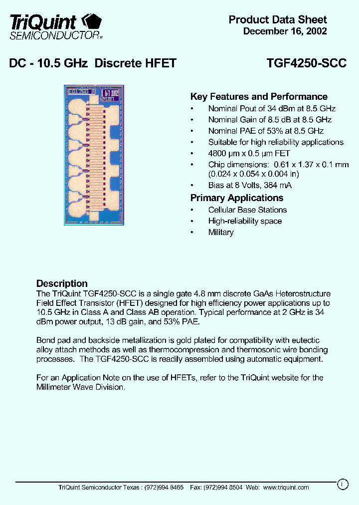 TGF4250-SCC_1324851.PDF Datasheet