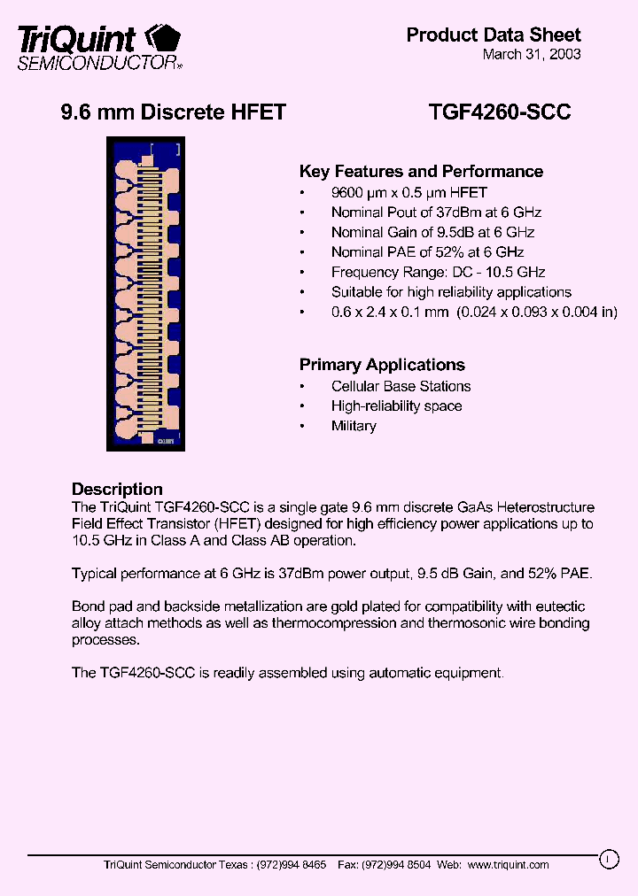 TGF4260-SCC_1324853.PDF Datasheet