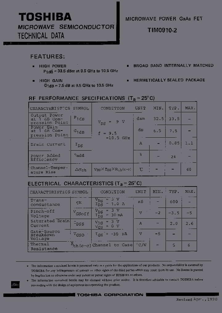 TIM0910-2_1325146.PDF Datasheet