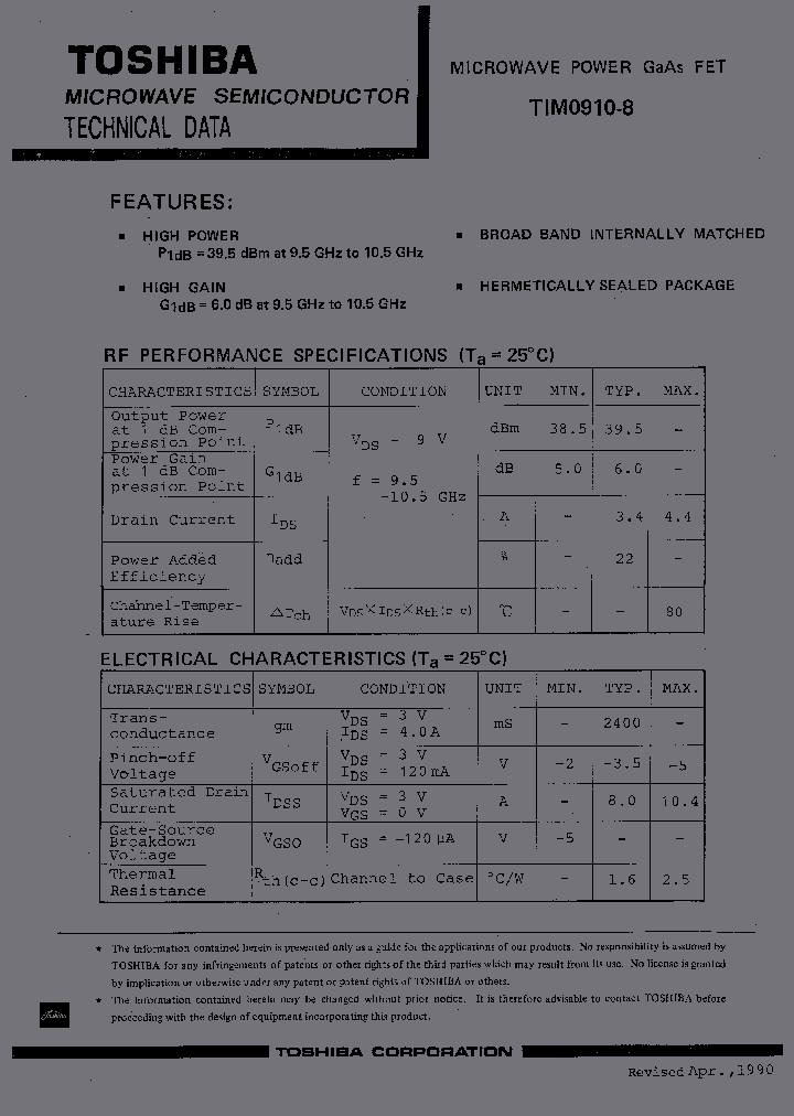 TIM0910-8_1325147.PDF Datasheet