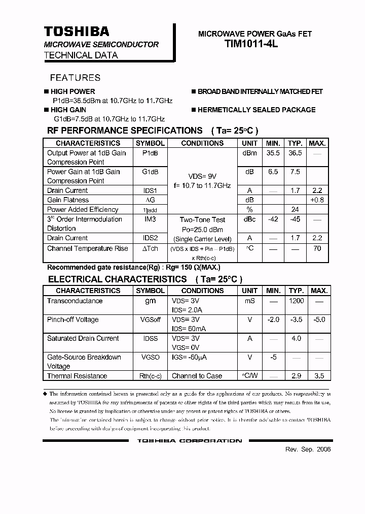 TIM1011-4L_1325149.PDF Datasheet