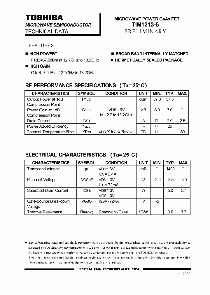 TIM1213-5_1155424.PDF Datasheet