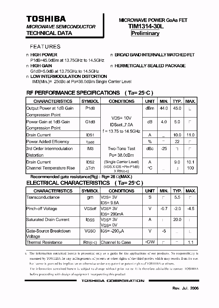 TIM1314-30L_1325153.PDF Datasheet