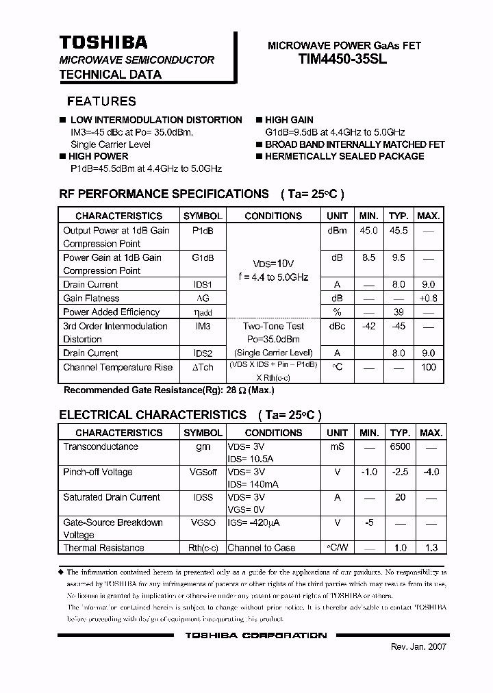 TIM4450-35SL_1325164.PDF Datasheet
