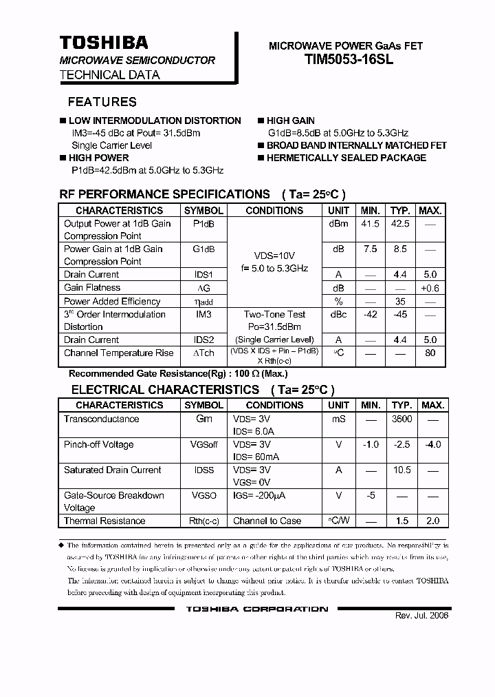 TIM5053-16SL_1144233.PDF Datasheet