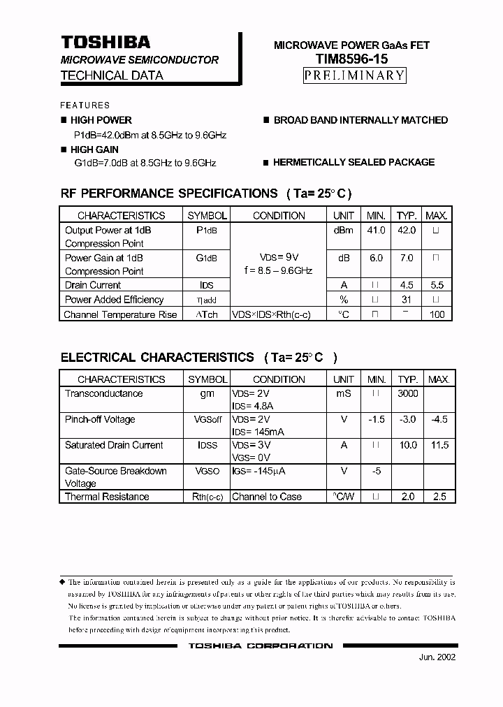 TIM8596-15_1325188.PDF Datasheet