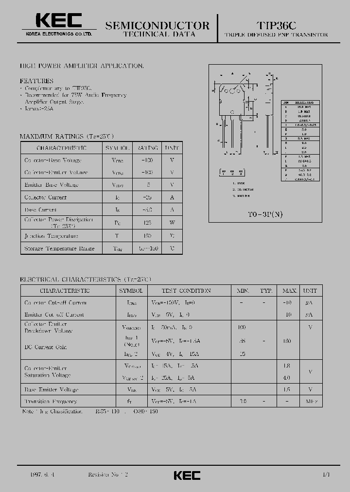 TIP36C_1107516.PDF Datasheet