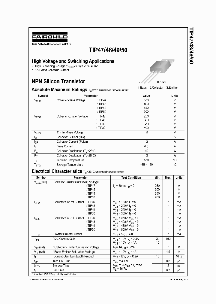 TIP50_1027626.PDF Datasheet