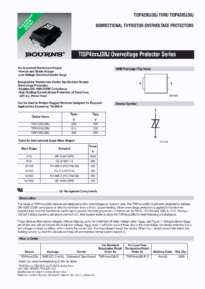 TISP4395J3BJ_1105129.PDF Datasheet