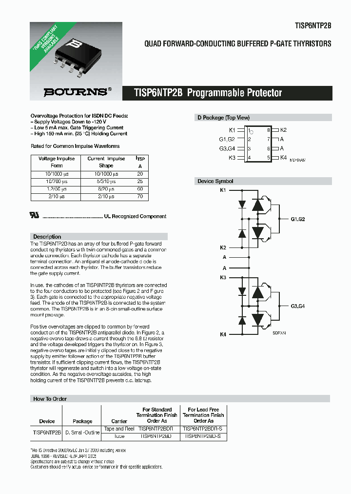 TISP6NTP2B_1325491.PDF Datasheet