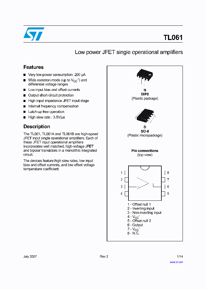 TL061MN_1325666.PDF Datasheet