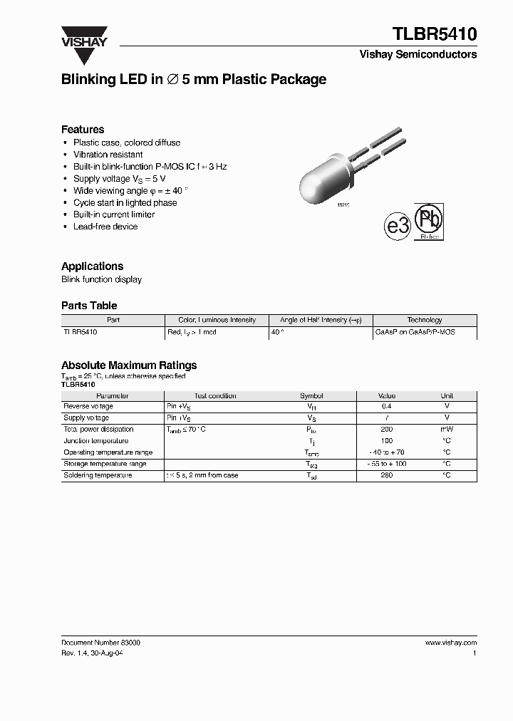 TLBR5410_1325915.PDF Datasheet