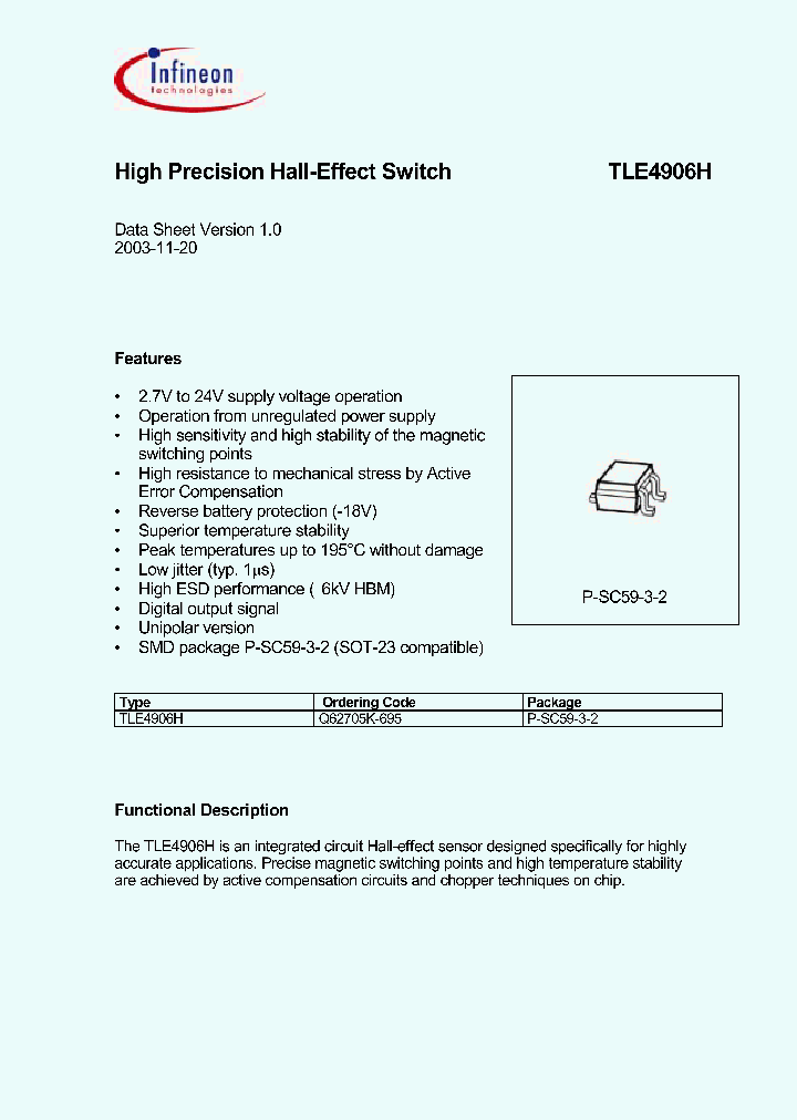 TLE4906H_1326134.PDF Datasheet