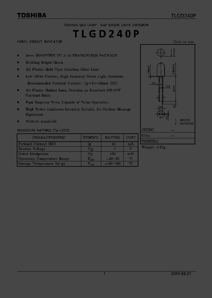 TLGD240P_1326195.PDF Datasheet