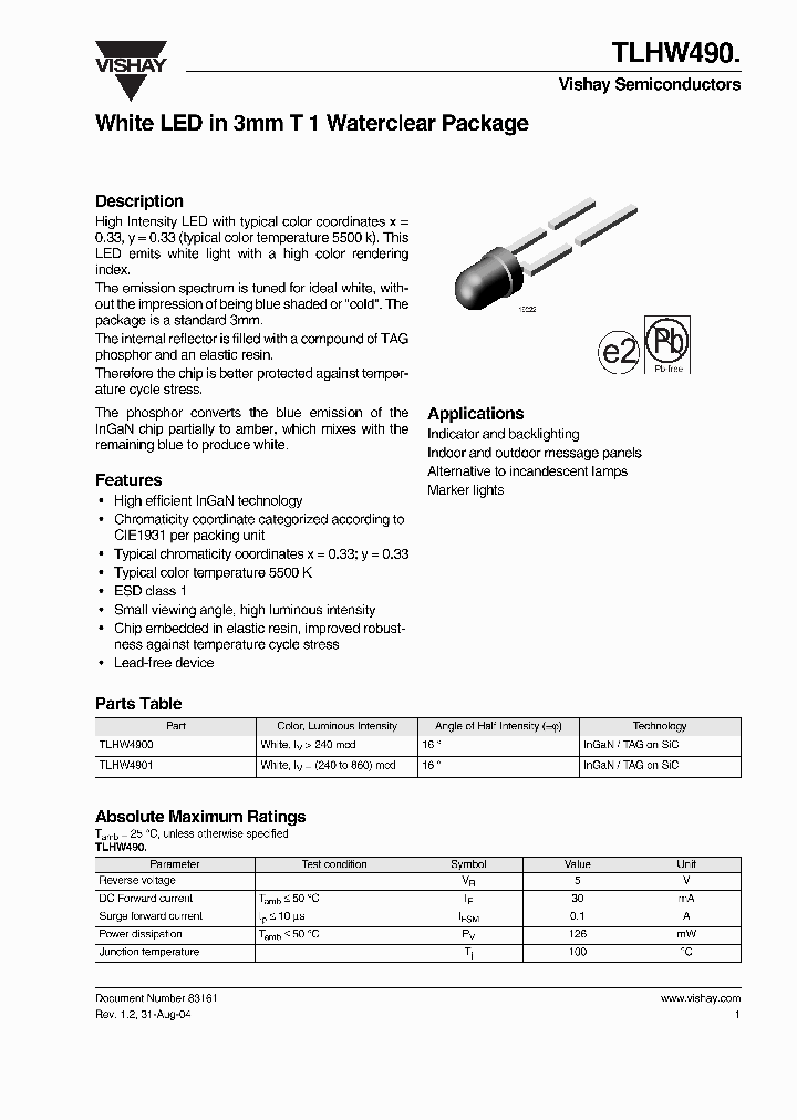 TLHW4901_1326236.PDF Datasheet