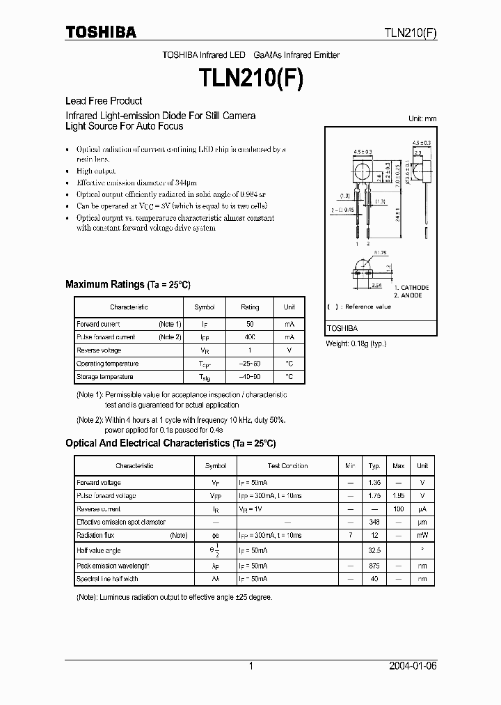 TLN210_1059380.PDF Datasheet