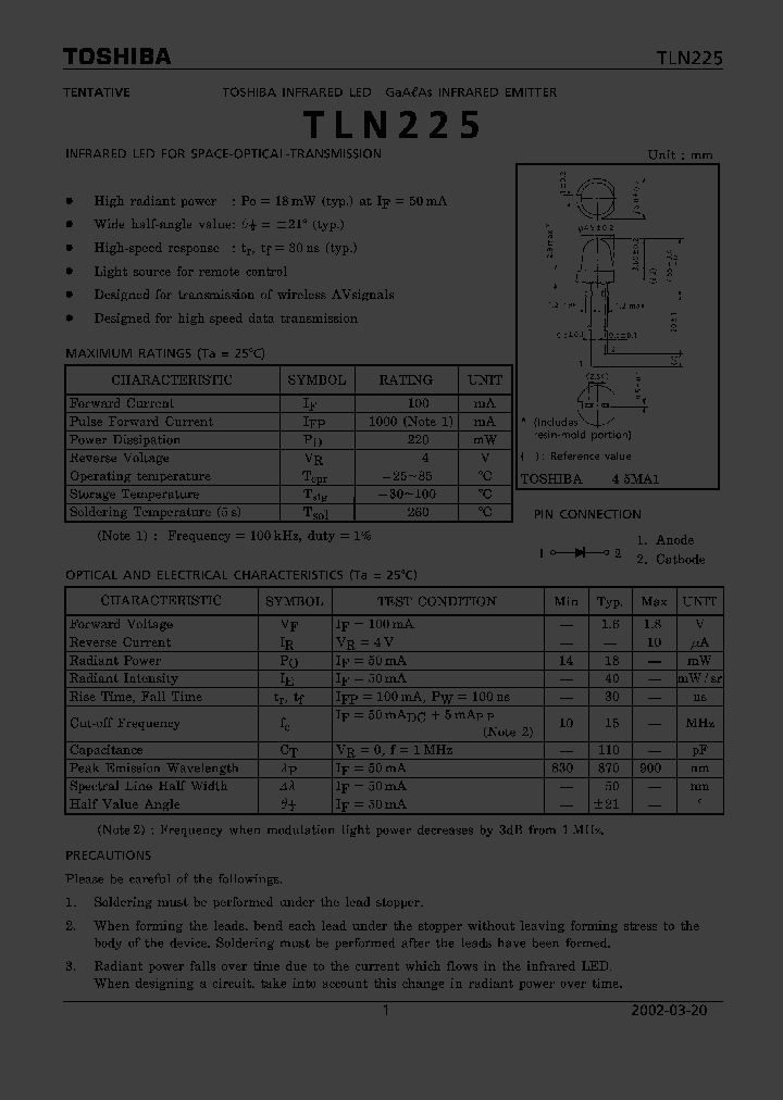 TLN225_1059385.PDF Datasheet
