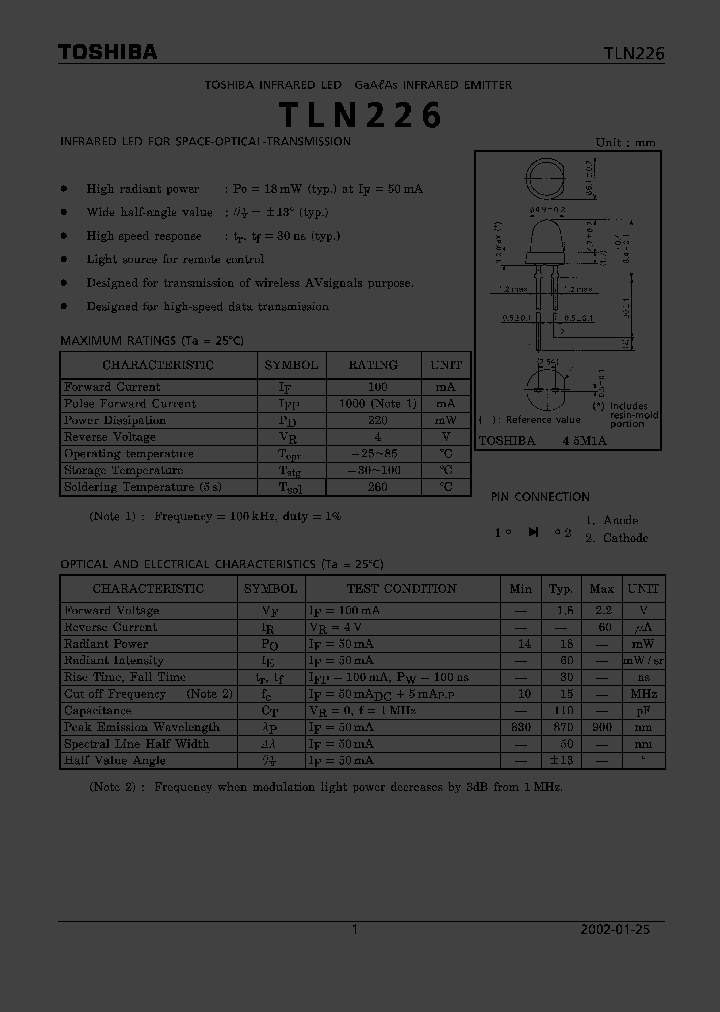 TLN226_1059386.PDF Datasheet