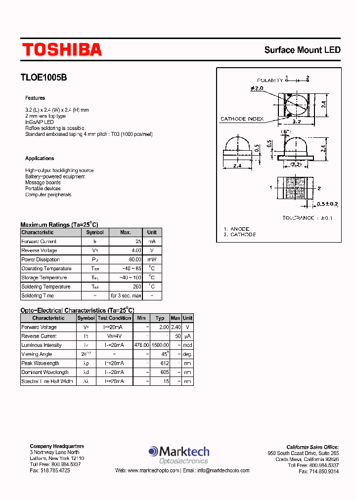 TLOE1005B_1326315.PDF Datasheet