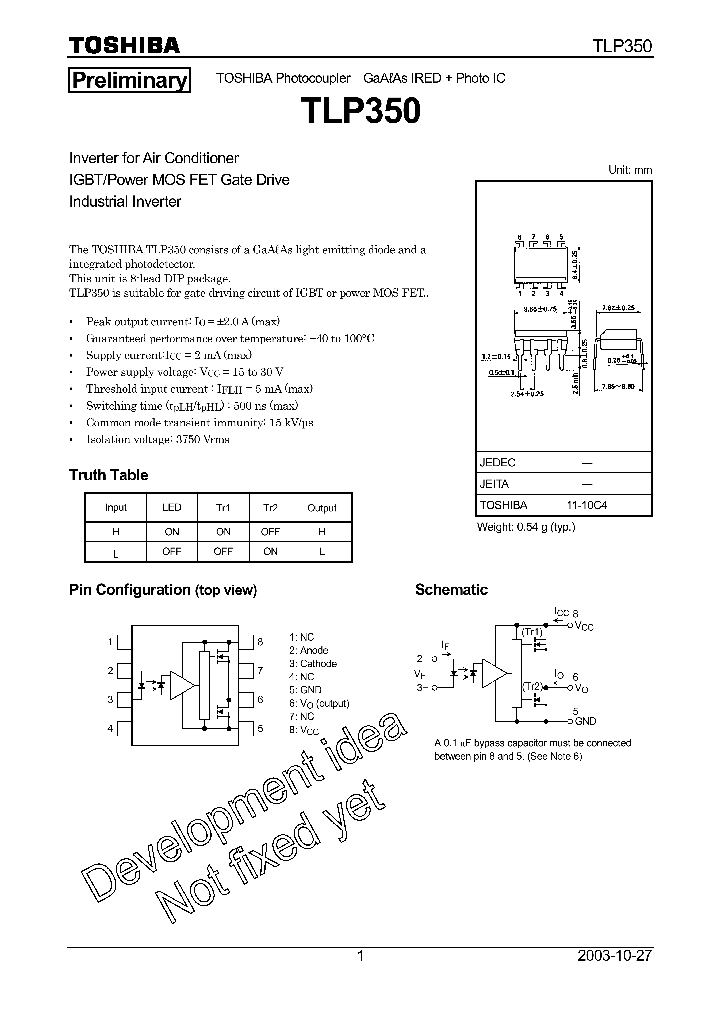 TLP350_1027566.PDF Datasheet