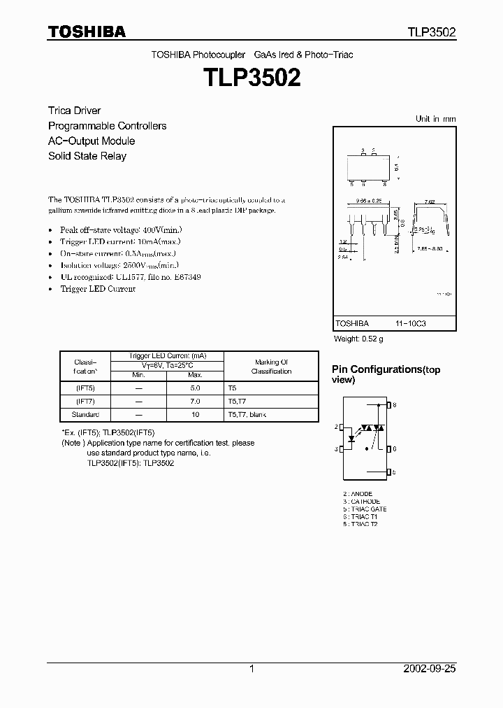 TLP3502_1024483.PDF Datasheet