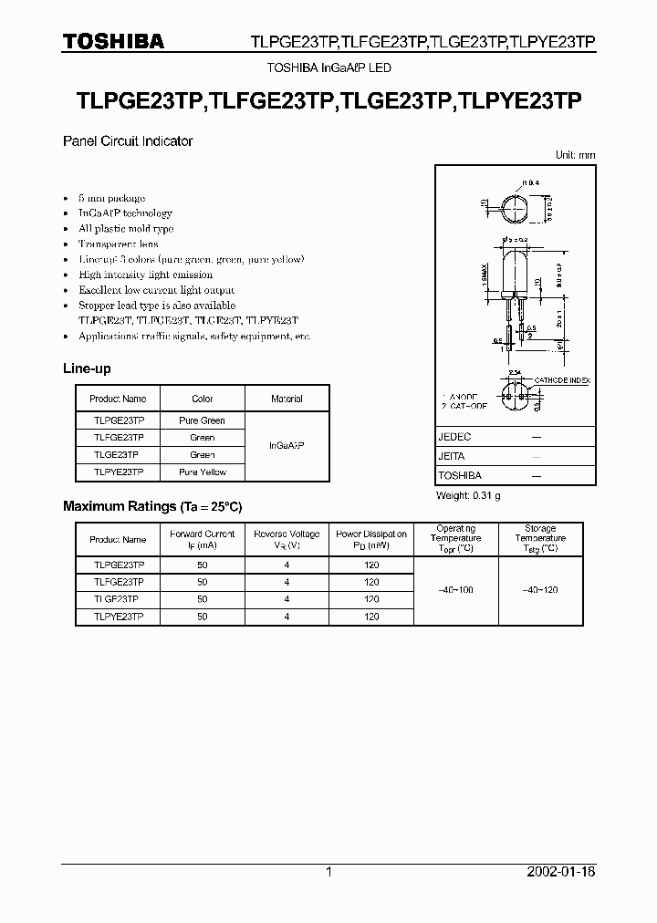 TLPYE23TP_1326485.PDF Datasheet