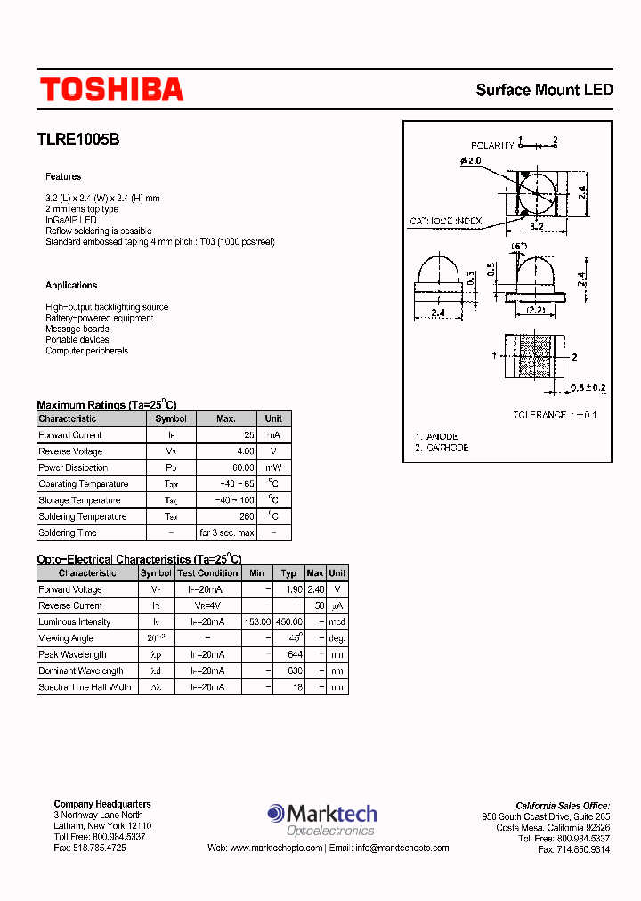 TLRE1005B_1326488.PDF Datasheet