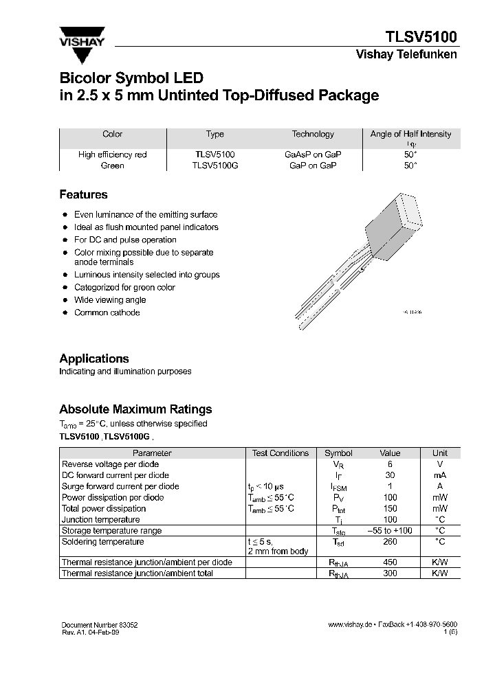 TLSV5100G_1326538.PDF Datasheet