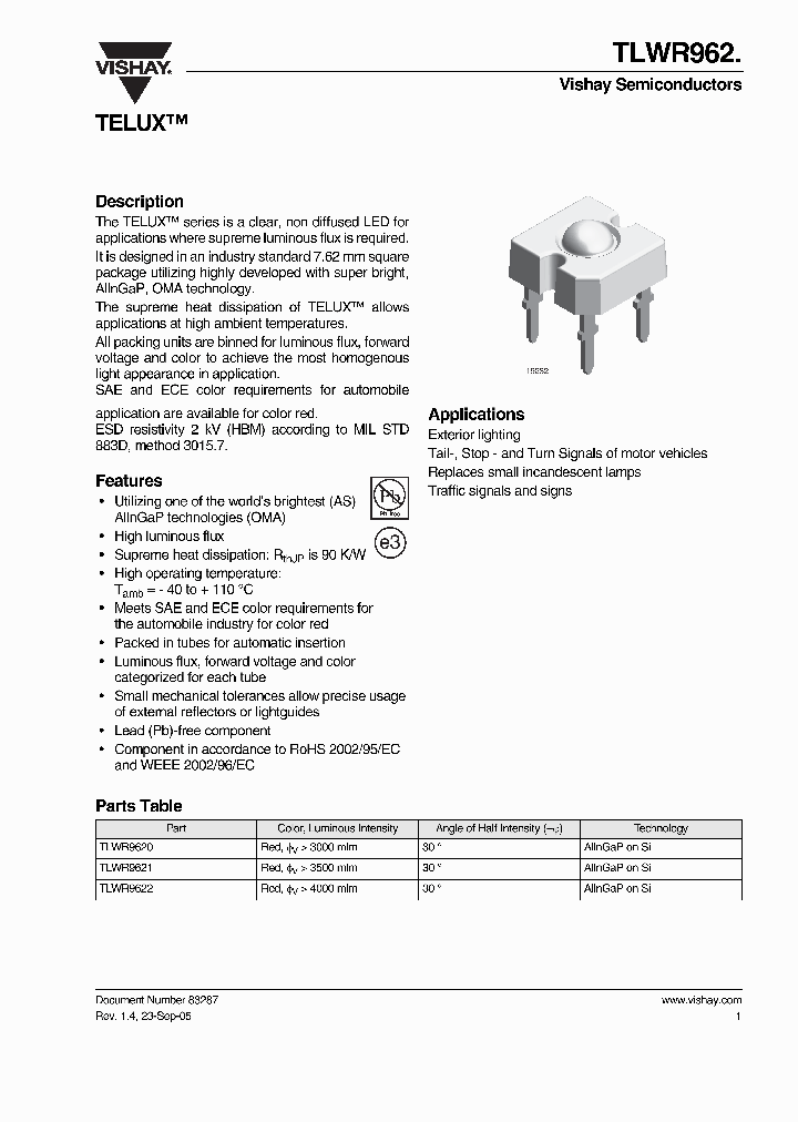 TLWR9622_1150262.PDF Datasheet