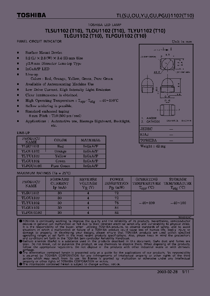 TLYU1102_1326780.PDF Datasheet