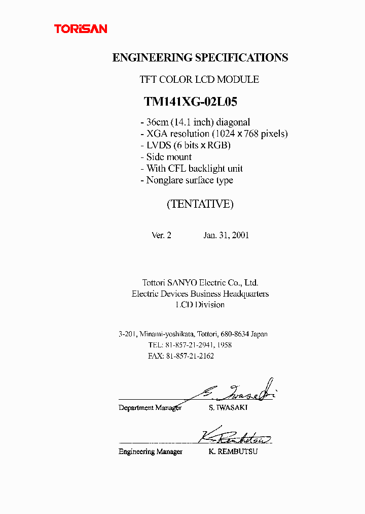 TM141XG-02L05_1326824.PDF Datasheet
