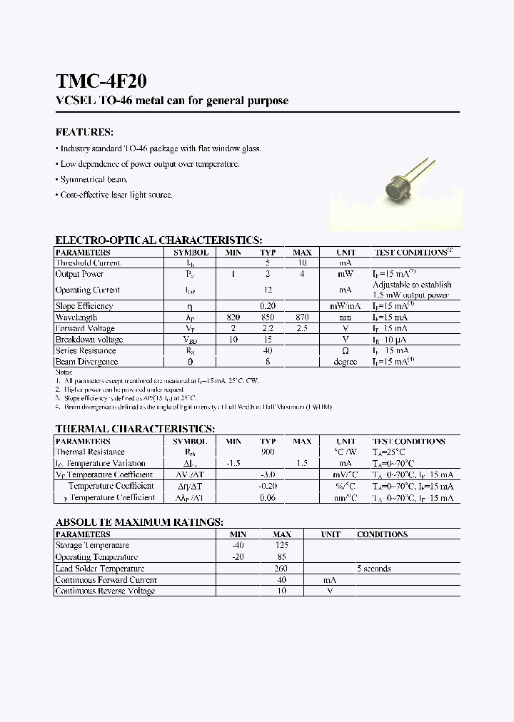 TMC-4F20_1099638.PDF Datasheet