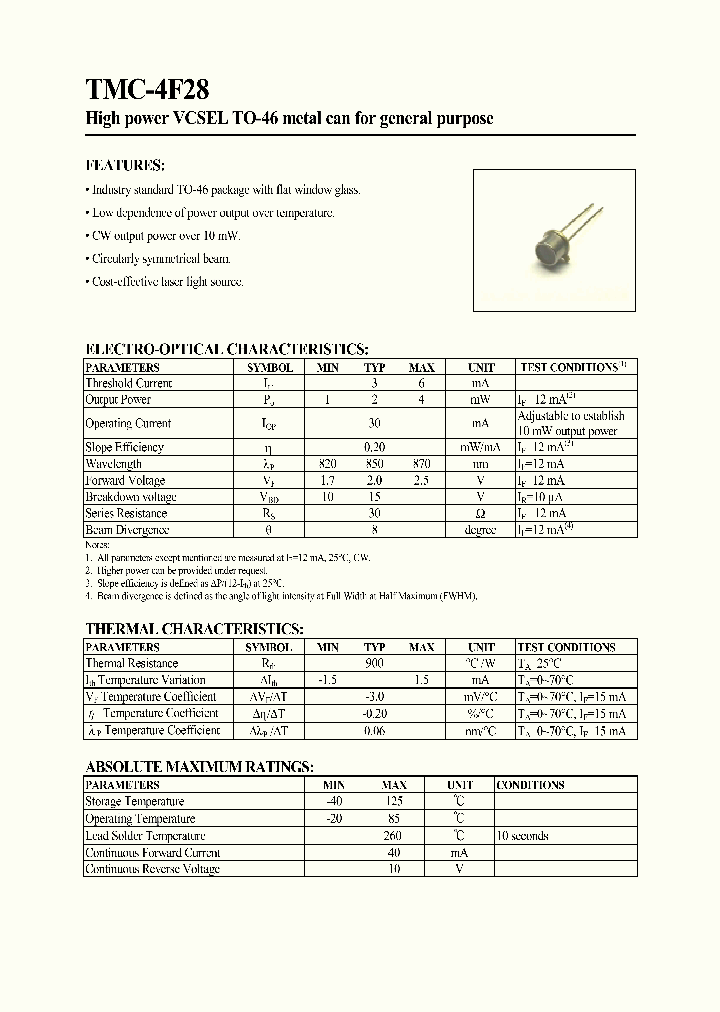 TMC-4F28_1099639.PDF Datasheet