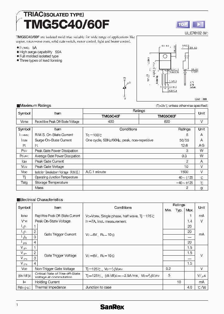TMG5C60F_1327088.PDF Datasheet