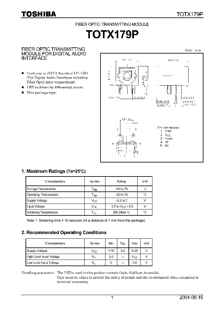 TOTX179P_1188536.PDF Datasheet